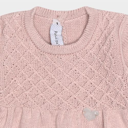 Saída de Maternidade Feminina Vestido Pala Losangos - ROSE UNA