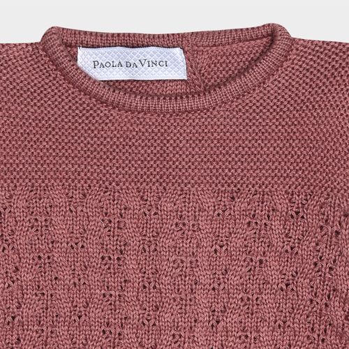 Saída de Maternidade Feminina Conjunto Tricot Jardineira e Casaco - HOT CHOCOLATE