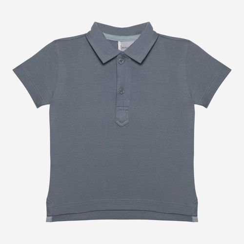 Camiseta Bebê Masculina Malha Pima - AZUL JEANS