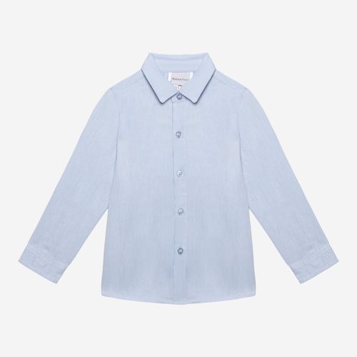 Camisa Bebê Masculina Manga Longa - AZUL BEBE