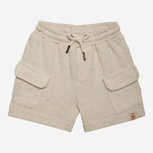 Bermuda Bebê Masculina Georgia com Bolsos Laterais - BEGE