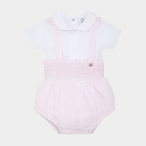 Conjunto de Bebê Feminino com Shorts Anarruga - ROSA