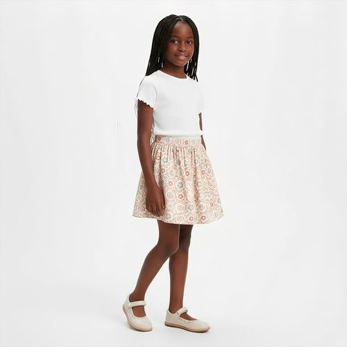 Saia Infantil Feminina Veludo Estampada - CRU