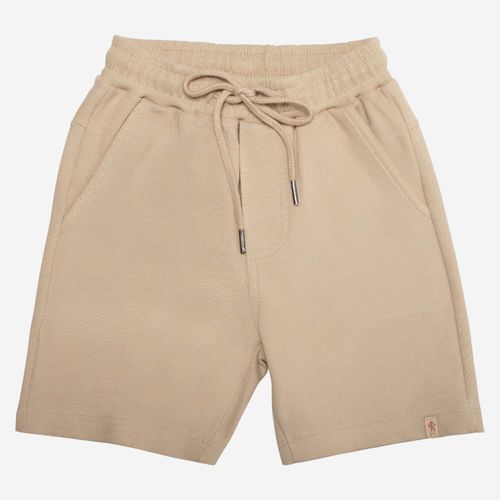 Bermuda Infantil Masculina Interloque Duo com Bolso - KAKI