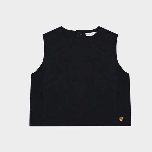Blusa Regata Infantil Feminina Montaria Premium - PRETO