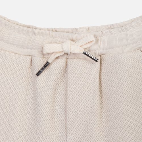 Bermuda Bebê Masculino Jacquard com Bolso - BEGE