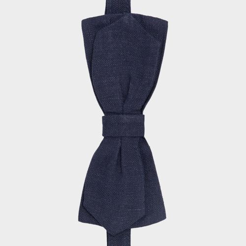 Gravata Borboleta Bebê Masculina Linen Fresh - AZUL MARINHO