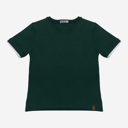 Camiseta Infantil Masculina Malha Midas - VERDE