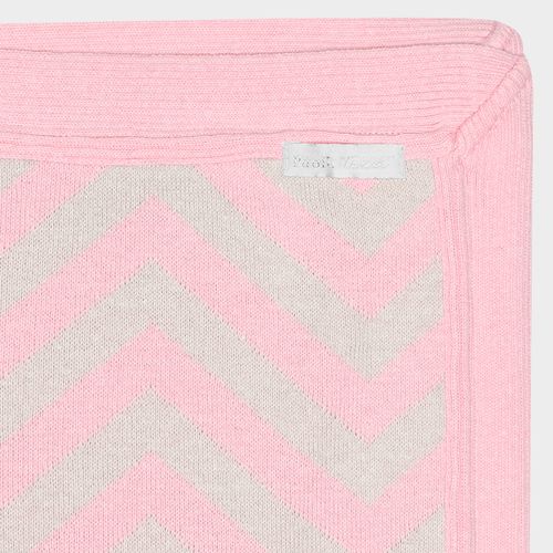 Manta Bebê Zig Zag Bicolor - ROSA/CZ