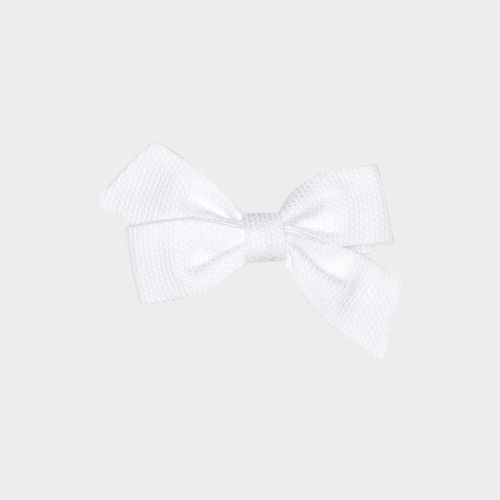Presilha Bebê Feminina Laço Cruzado - BRANCO
