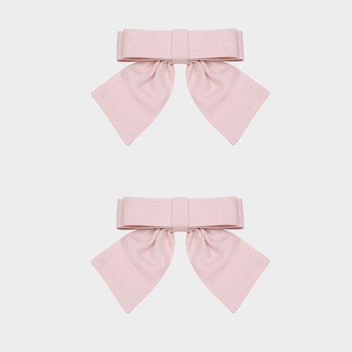 Conjunto de Laços Infantil Duplo Reto - ROSA