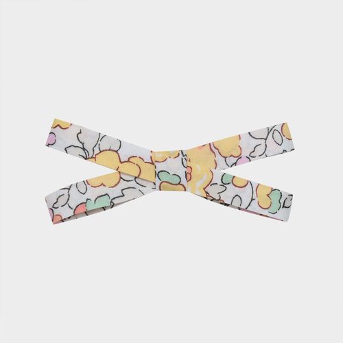 Laço Infantil Médio Cruzado Liberty - AMARELO