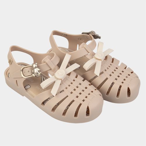Sandália Infantil Feminina Melissa com Laço - BEGE