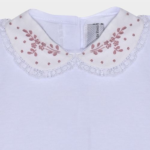 Body de Bebê Feminino Manga Longa Ramo de Flores - ROSE