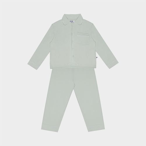 Pijama Infantil Masculino Egípcio Gold Longo com Frisos - VERDE