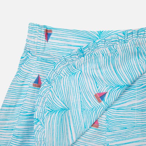 Saia Shorts Bebê Feminina Ravel Náutico - AZUL