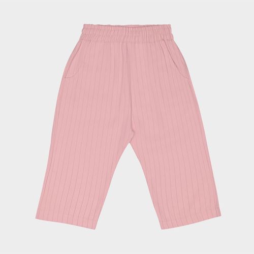 Calça Bebê Feminina Risca de Giz - ROSA