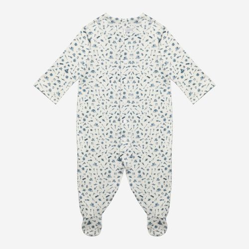 Macacão Bebê Masculino Liberty Acampamento - AZUL