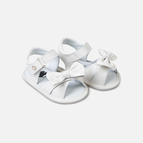Sandália Bebê Feminina Laço Lateral - BRANCO