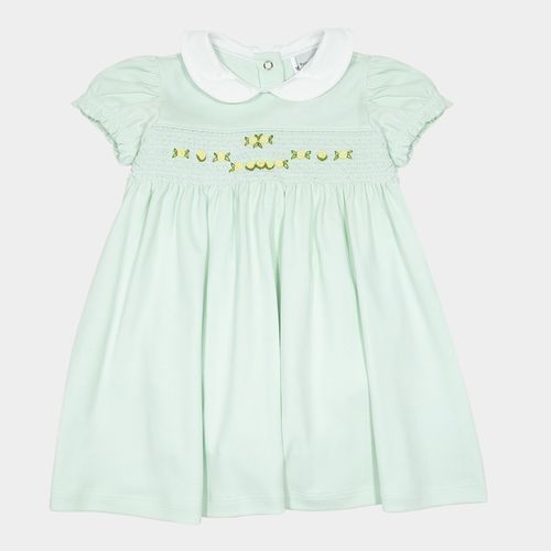 Macacão Vestido de Bebê Feminino Egípcio Gold Fio 50 - VERDE