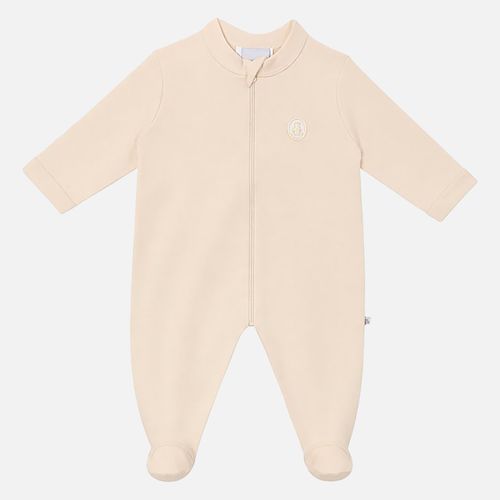 Macacão Bebê Unissex Algodão Egípcio Gold com Zíper - BEGE