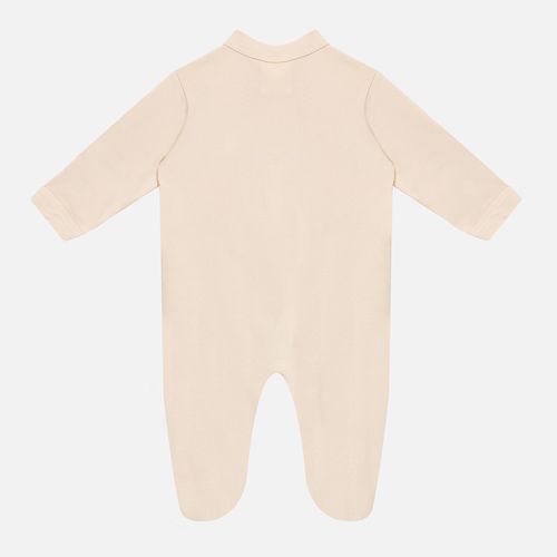 Macacão Bebê Unissex Algodão Egípcio Gold com Zíper - BEGE