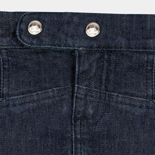 Saia Jeans Infantil Feminino Empoli com 5 Bolsos - AZUL MARINHO