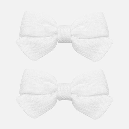 Presilha Bebê Feminina Laço em X - BRANCO