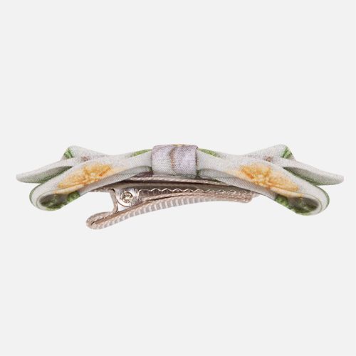 Presilha Bebê Feminina Laço em X - FLORAL/VERDE