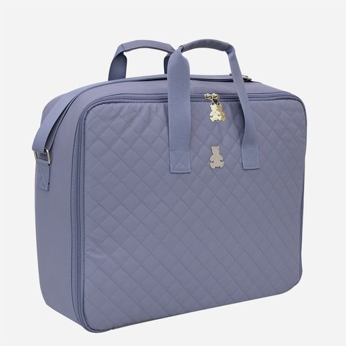 Mala Maternidade Unissex Bolso Matelassê Bimbi - AZUL JEANS