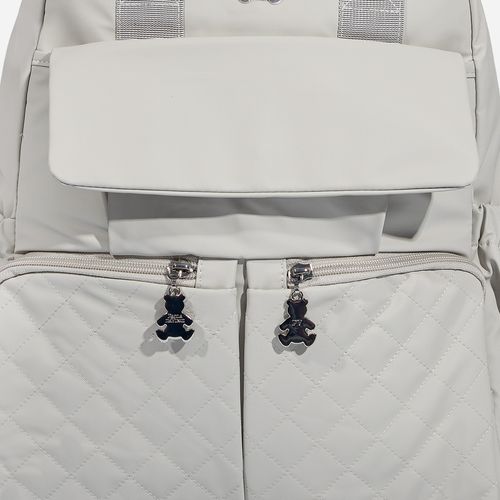 Mochila Maternidade Unissex  Bolso Matelassê Bimbi - CINZA