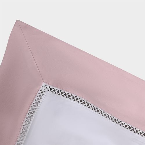 Jogo de Cama Solteiro Trento 400 Fios em Algodão Egípcio - ROSA