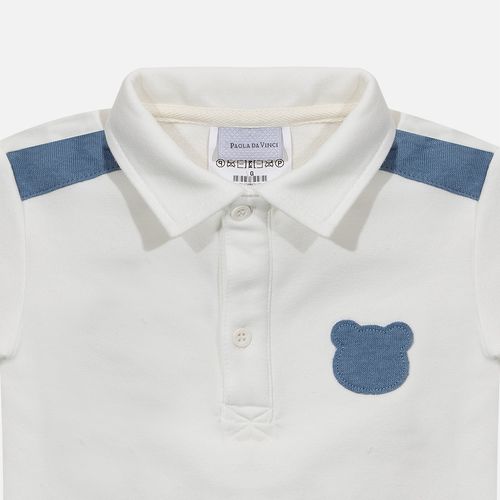 Conjunto Bebê Masculino Sport Fleece Reciclado - AZUL