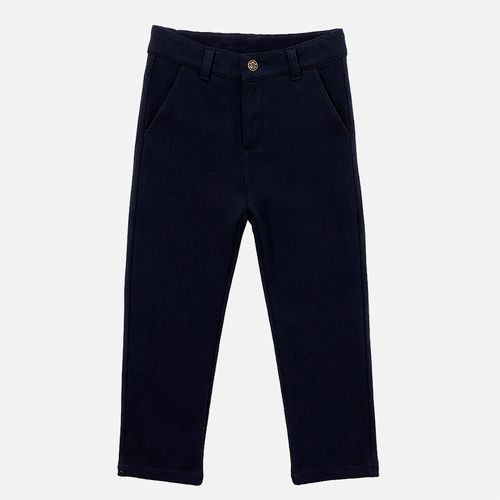 Calça Infantil Masculina Soft Conforto Bolso Faca - AZUL MARINHO