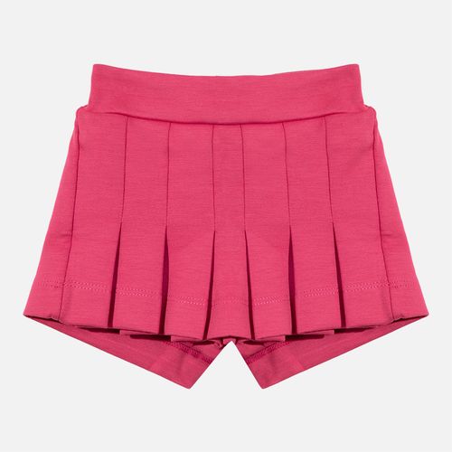 Saia Shorts Bebê Feminina Montaria com Pregas - ROSA