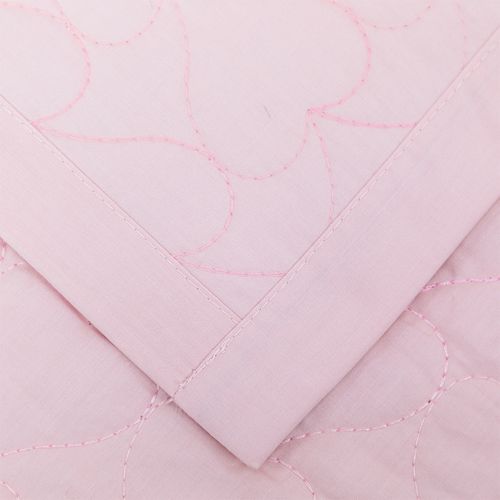 Colcha Solteiro Matelassê Cuore 200 Fios - ROSA