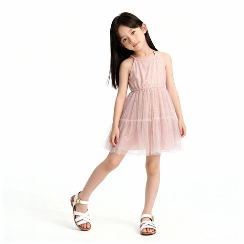 Vestido Infantil Feminino Atelier Bordado Organic - ROSE