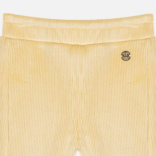 Legging Bebê Feminino Plush Cotelê - AMARELO