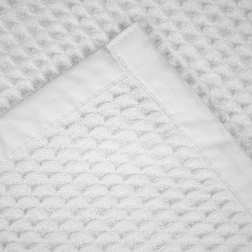 Cobertor de Berço Unissex Waffle Algodão - BRANCO