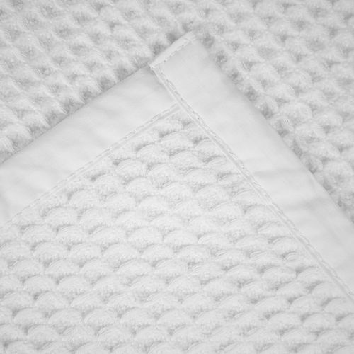 Manta de Colo Waffle Algodão - BRANCO