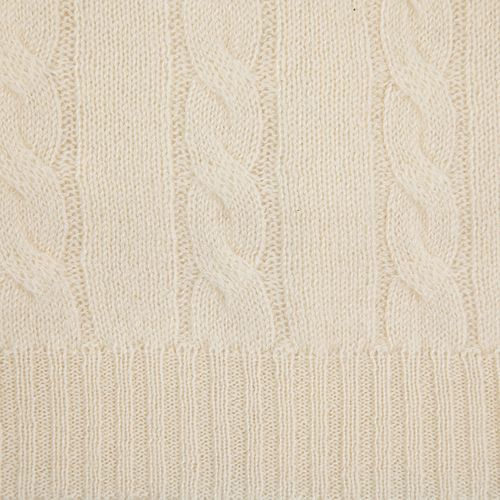 Manta Bebê Cashmere com Tranças - CRU