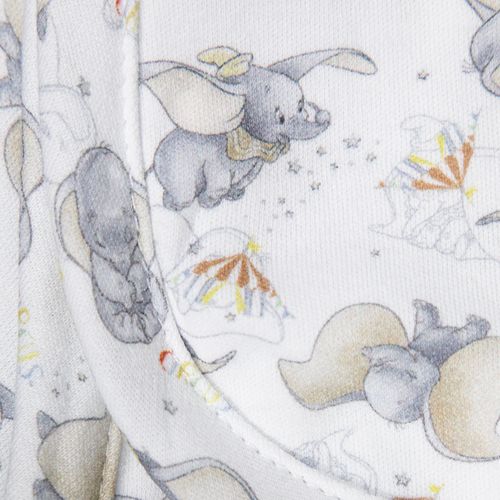 Manta Unissex Suedine Algodão Egípcio Estampada Disney Dumbo - CINZA