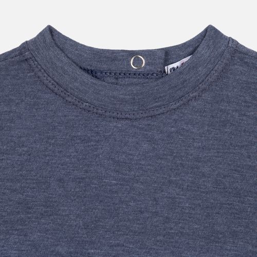 Camiseta Bebê Masculina Malha Thermo Manga Longa - AZUL MARINHO