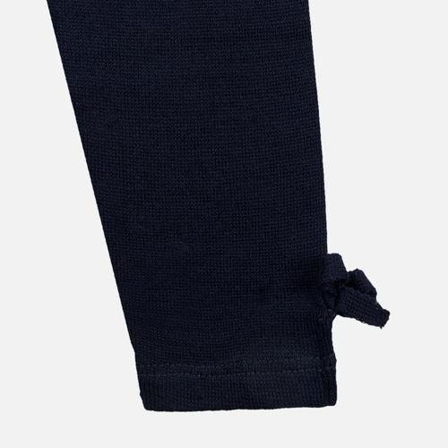 Calça Bebê Feminina Legging Tricot - AZUL MARINHO