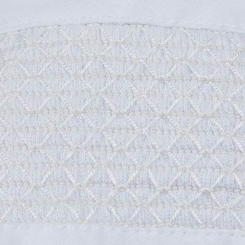Manta Bebê Unissex Egípcio Gold com Detalhe Smock - BRANCO