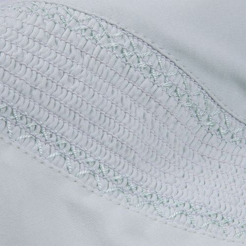 Manta Bebê Unissex Egípcio Gold com Detalhe Smock - VERDE